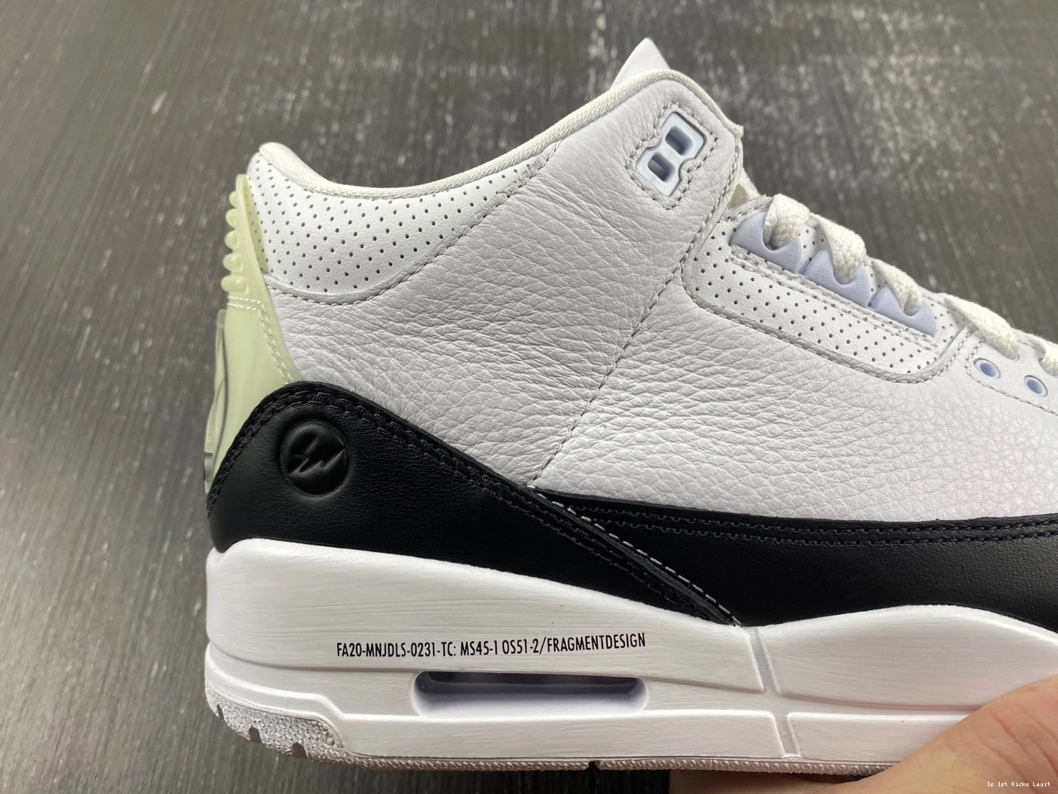 JORDAN AIR BLACK 3 DA3595-100 “WHITE SP 0423